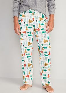 Printed Poplin Pajama Pants for Men - 55% Off!