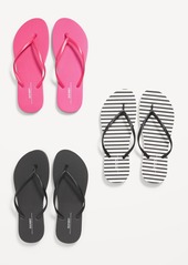 Old Navy Flip-Flop Sandals 3-Pack (Partially Plant-Based)