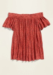 Old Navy Fitted Smocked Top