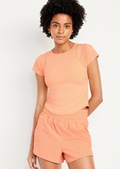 Old Navy FlowForm Crop Cutout-Back Top