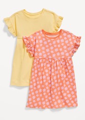 Old Navy Flutter-Sleeve Dress 2-Pack for Toddler Girls