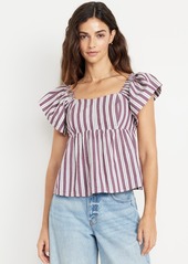 Old Navy Flutter-Sleeve Top