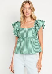 Old Navy Flutter-Sleeve Top