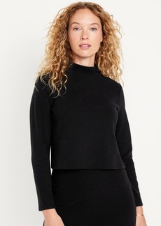 Old Navy French Rib Mock-Neck Sweater