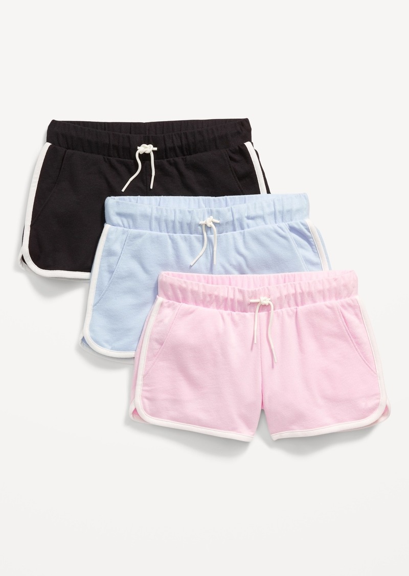 Old Navy French Terry Dolphin-Hem Cheer Shorts 3-Pack for Girls