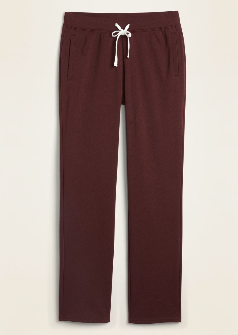 French Terry Straight-Leg Sweatpants for Women - 33% Off!