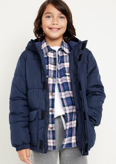 Old Navy Frost-Free Zip-Front Puffer Jacket for Boys