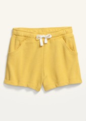 Old Navy Functional-Drawstring French Terry Pull-On Shorts for Toddler Girls