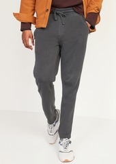 Old Navy Garment-Dyed Zip-Pocket Tapered Sweatpants for Men