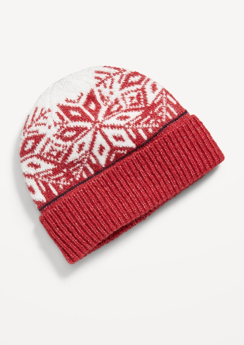 Old Navy Gender-Neutral Fair Isle Beanie for Adults