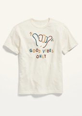 Old Navy Gender-Neutral "Good Vibes Only" Graphic Short-Sleeve Tee for Kids