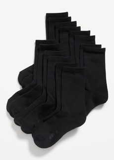 Old Navy Gender-Neutral Solid Crew Socks 7-Pack for Kids