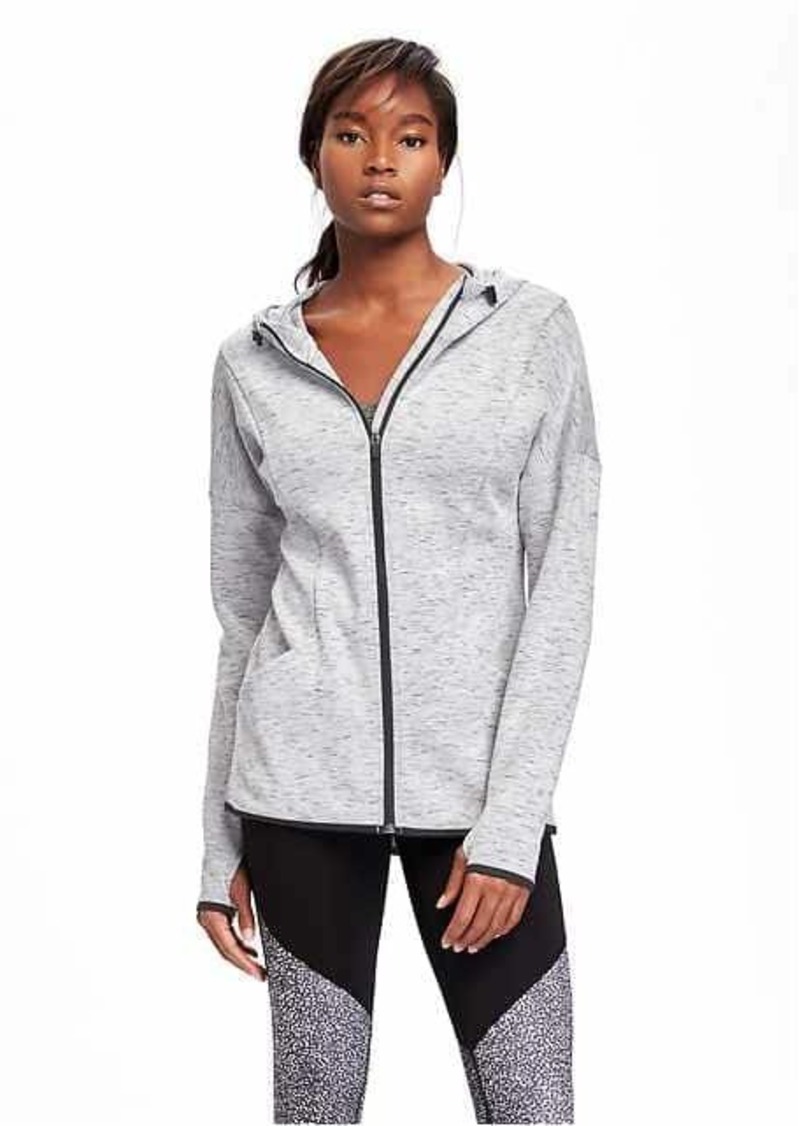 Old Navy Go-Dry Tech-Fleece Full-Zip Hoodie for Women | Outerwear