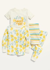Old Navy Unisex Graphic 4-Piece Pajama Set for Toddler & Baby