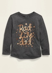 Old Navy Graphic Long-Sleeve Tee for Toddler Girls