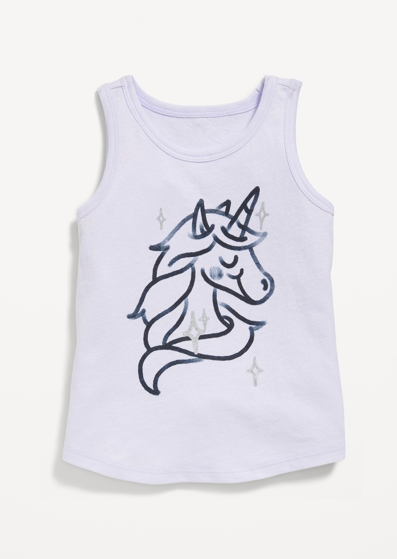 Old Navy Graphic Tank Top for Toddler Girls