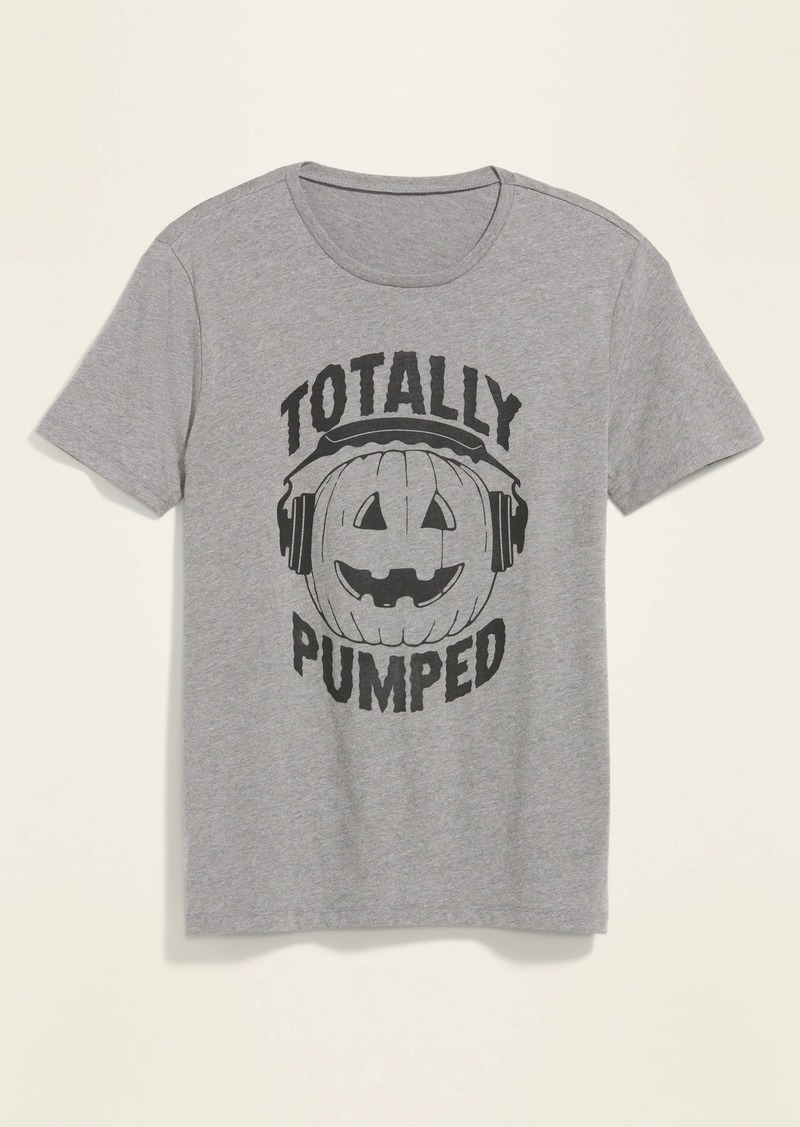 Halloween Totally Pumped Graphic Tee for Men - 53% Off!