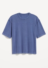 Old Navy Heavyweight Crop Crew-Neck T-Shirt