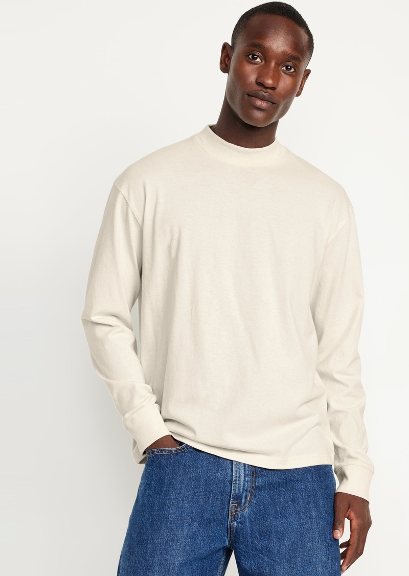 Old Navy Heavyweight Mock-Neck T-Shirt