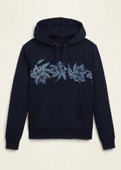 Old Navy Hibiscus-Graphic Pullover Hoodie for Men