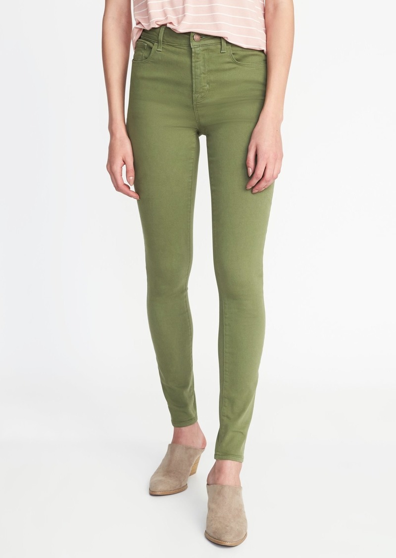 old navy high rise rockstar skinny jeans