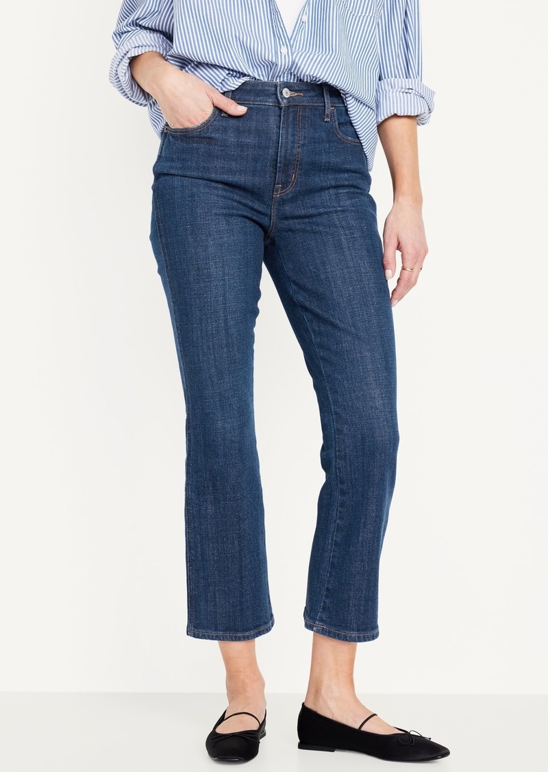 Old Navy High-Waisted 90's Crop Flare Jeans