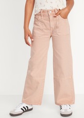 Old Navy High-Waisted Baggy Wide-Leg Utility Jeans for Girls