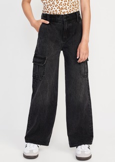 Old Navy High-Waisted Baggy Wide-Leg Cargo Jeans for Girls