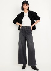 Old Navy High-Waisted Baggy Wide-Leg Trouser Jeans