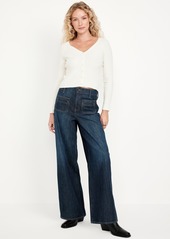 Old Navy High-Waisted Baggy Wide-Leg Trouser Jeans