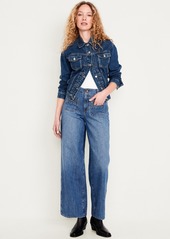 Old Navy High-Waisted Baggy Wide-Leg Trouser Jeans