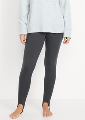 Old Navy High-Waisted Fleece-Lined Stirrup Leggings