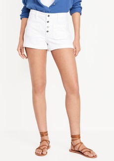 Old Navy High-Waisted Jean Shorts -- 3-inch inseam