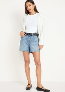 Old Navy High-Waisted Baggy Dad Jean Shorts -- 5-inch inseam