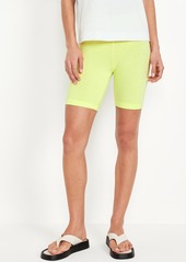 Old Navy High-Waisted Biker Shorts -- 8-inch inseam