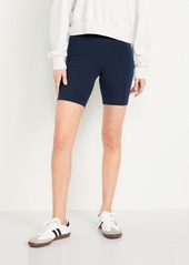 Old Navy High-Waisted Biker Shorts -- 8-inch inseam