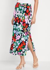 Old Navy High-Waisted Midi Slip Skirt