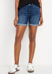 Old Navy High-Waisted Wow Jean Shorts -- 5-inch inseam