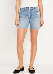 Old Navy High-Waisted OG Jean Cut-Off Shorts -- 5-inch inseam