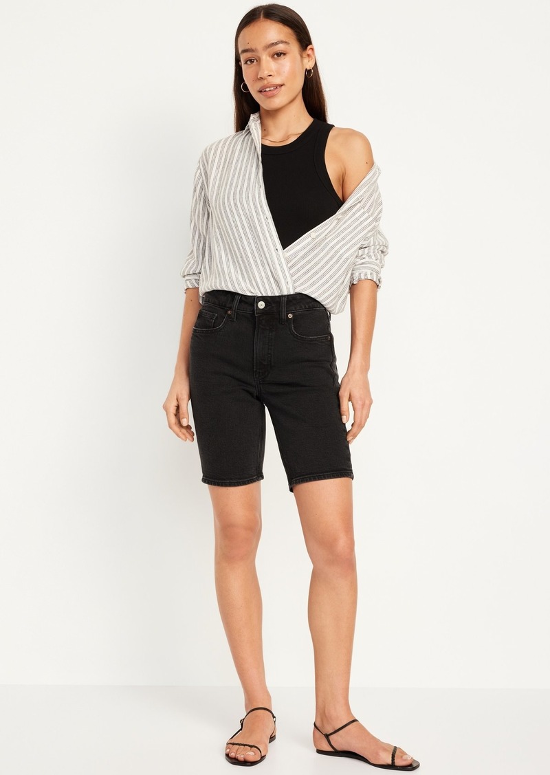 Old Navy High-Waisted OG Shorts -- 9-inch inseam