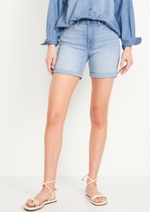 Old Navy High-Waisted Wow Jean Shorts -- 5-inch inseam