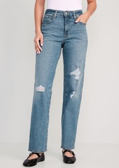 Old Navy High-Waisted OG Loose Cotton-Hemp Blend Jeans