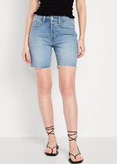 Old Navy High-Waisted OG Button-Fly Jean Shorts -- 7-inch inseam