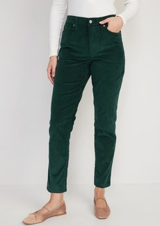 Old Navy High-Waisted OG Straight Corduroy Ankle Pants for Women