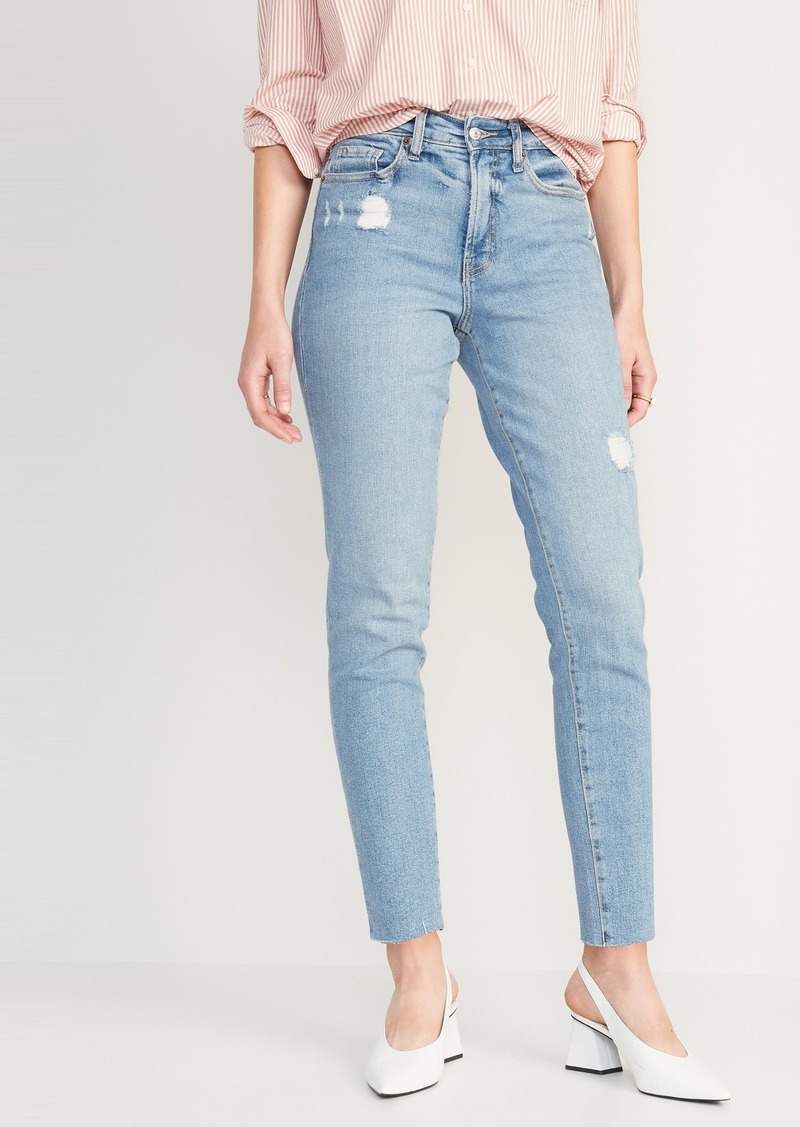 Old Navy High-Waisted OG Straight Cut-Off Jeans