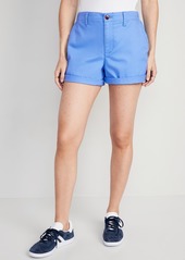 Old Navy High-Waisted OGC Pull-On Chino Shorts -- 3.5-inch inseam