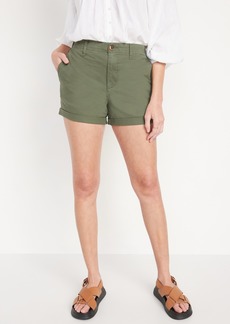 Old Navy High-Waisted OGC Pull-On Chino Shorts for Women -- 3.5-inch inseam