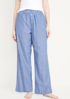 Old Navy High-Waisted Poplin Pajama Pants