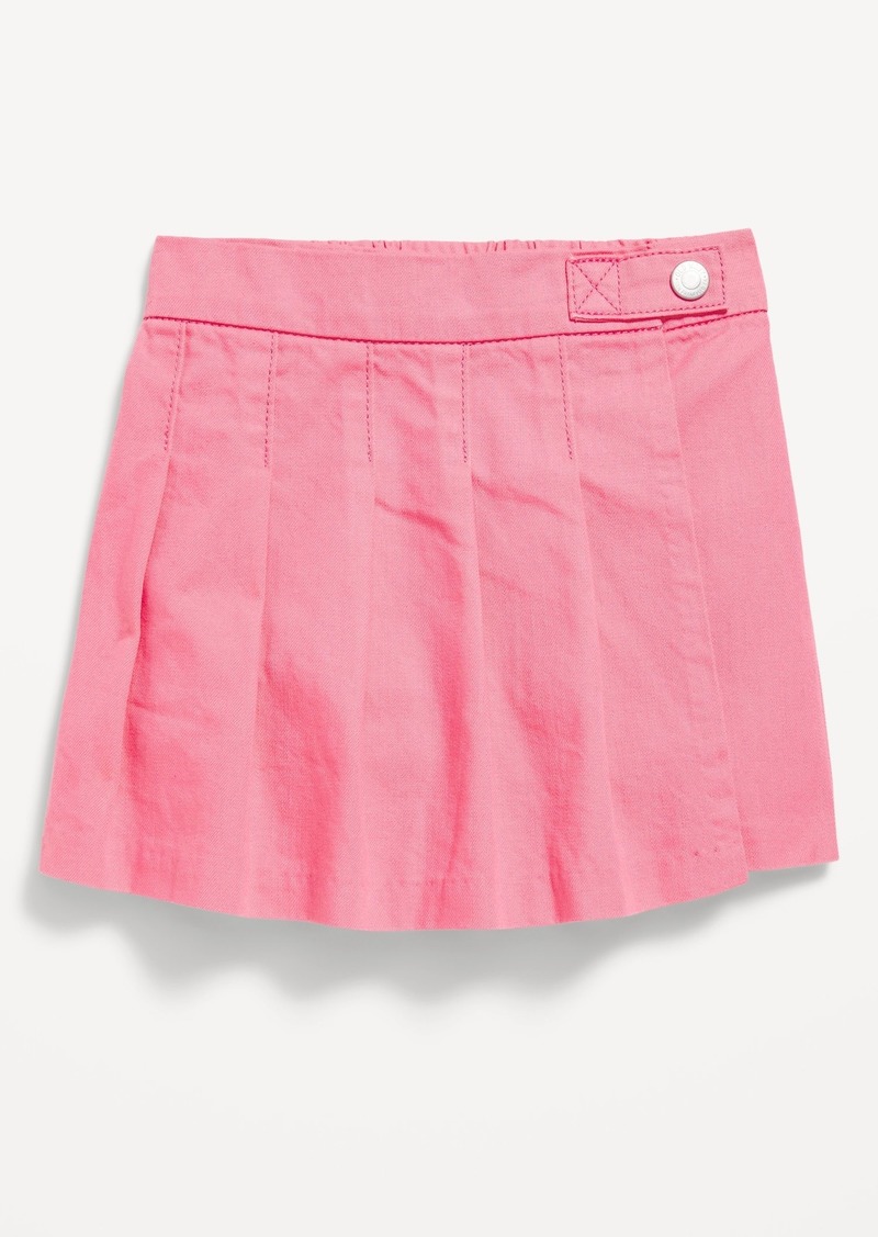 Old Navy High-Waisted Pleated Jean Skort for Toddler Girls