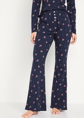 Old Navy High-Waisted Pointelle-Knit Flare Pajama Pants